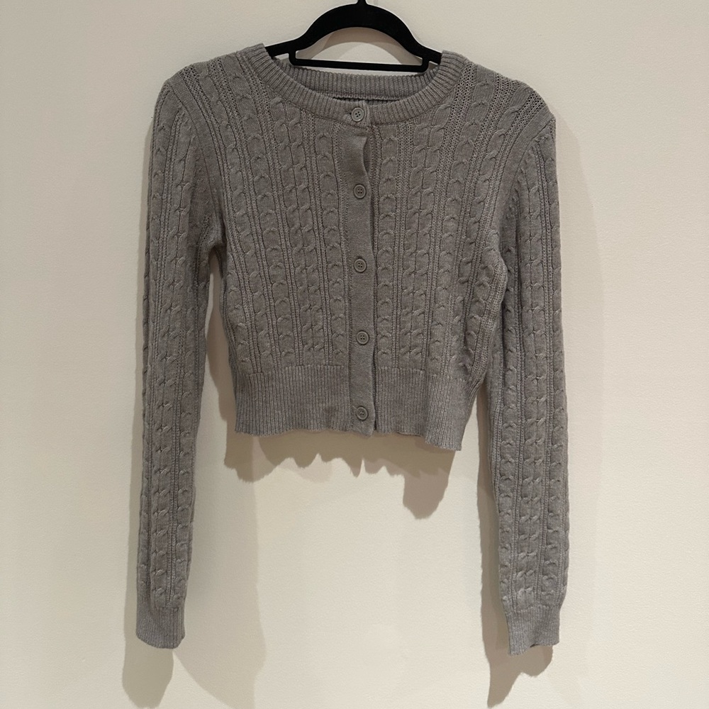Grey cozy sweater